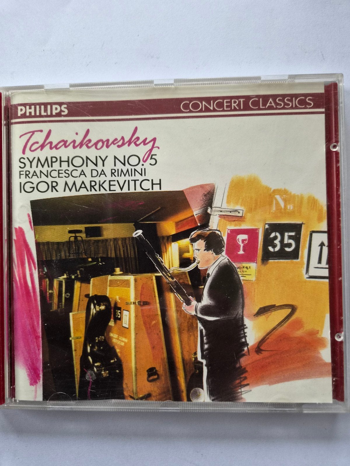 Tchaikovsky: Symfonie nr. 5 & Francesca da Rimini - CD, Inclusief doosje, Gebruikt, Symfonie, Ophalen of Verzenden