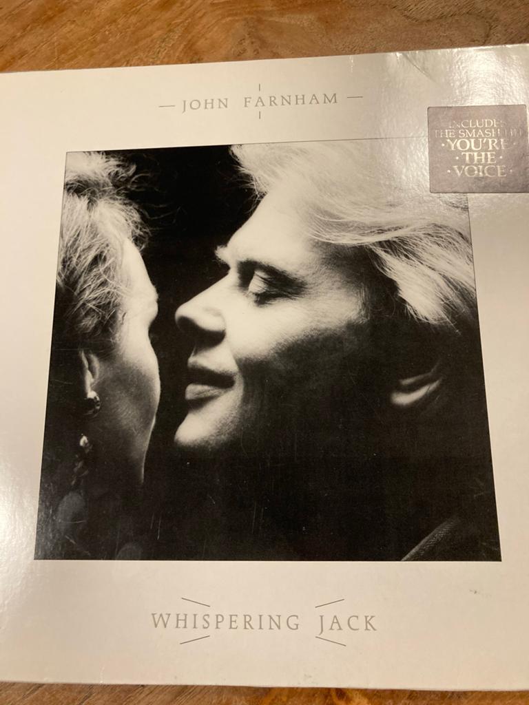 John Farnham - Whispering Jack LP (Inclusief You're The Voic, Ophalen of Verzenden, Gebruikt, 12 inch