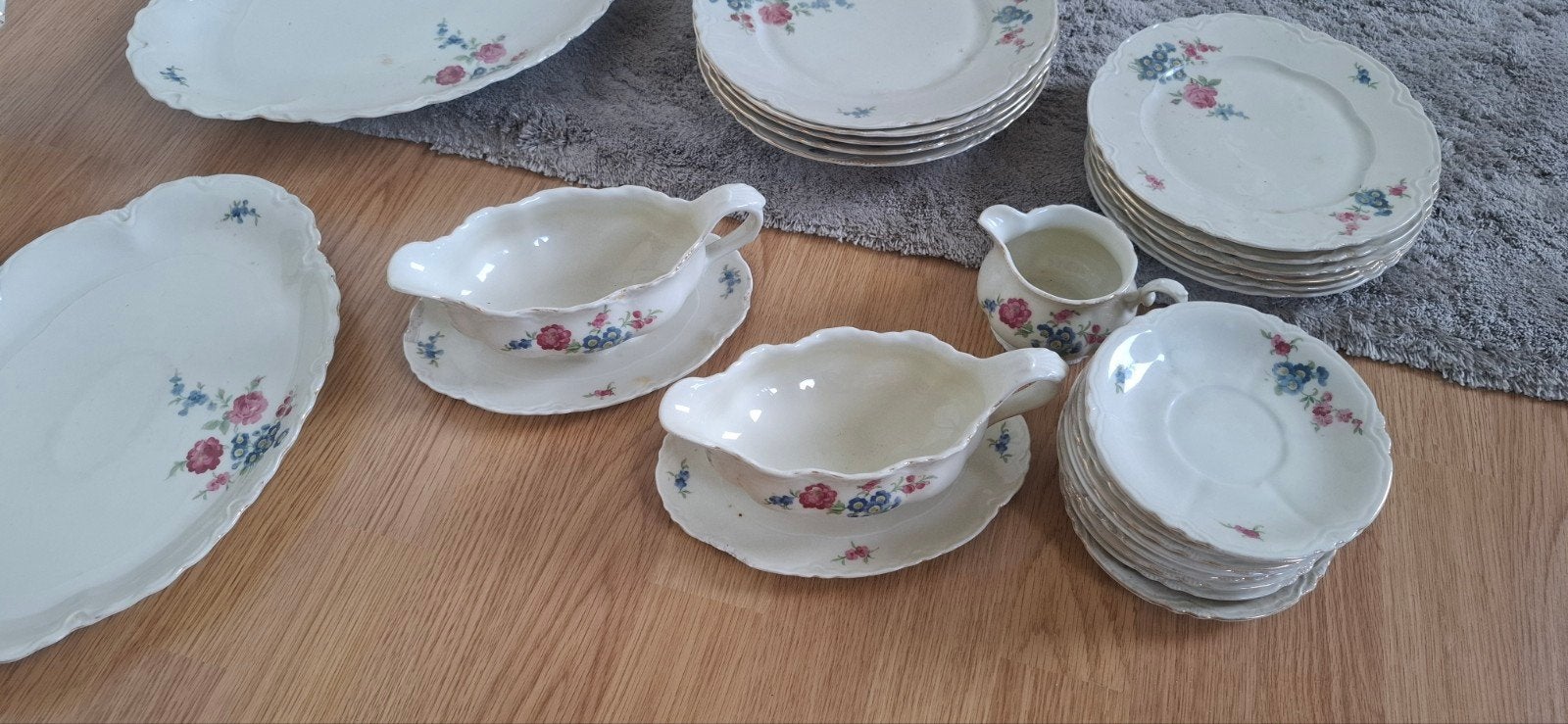 Vintage Schönwald servies - bloemmotief, Ophalen