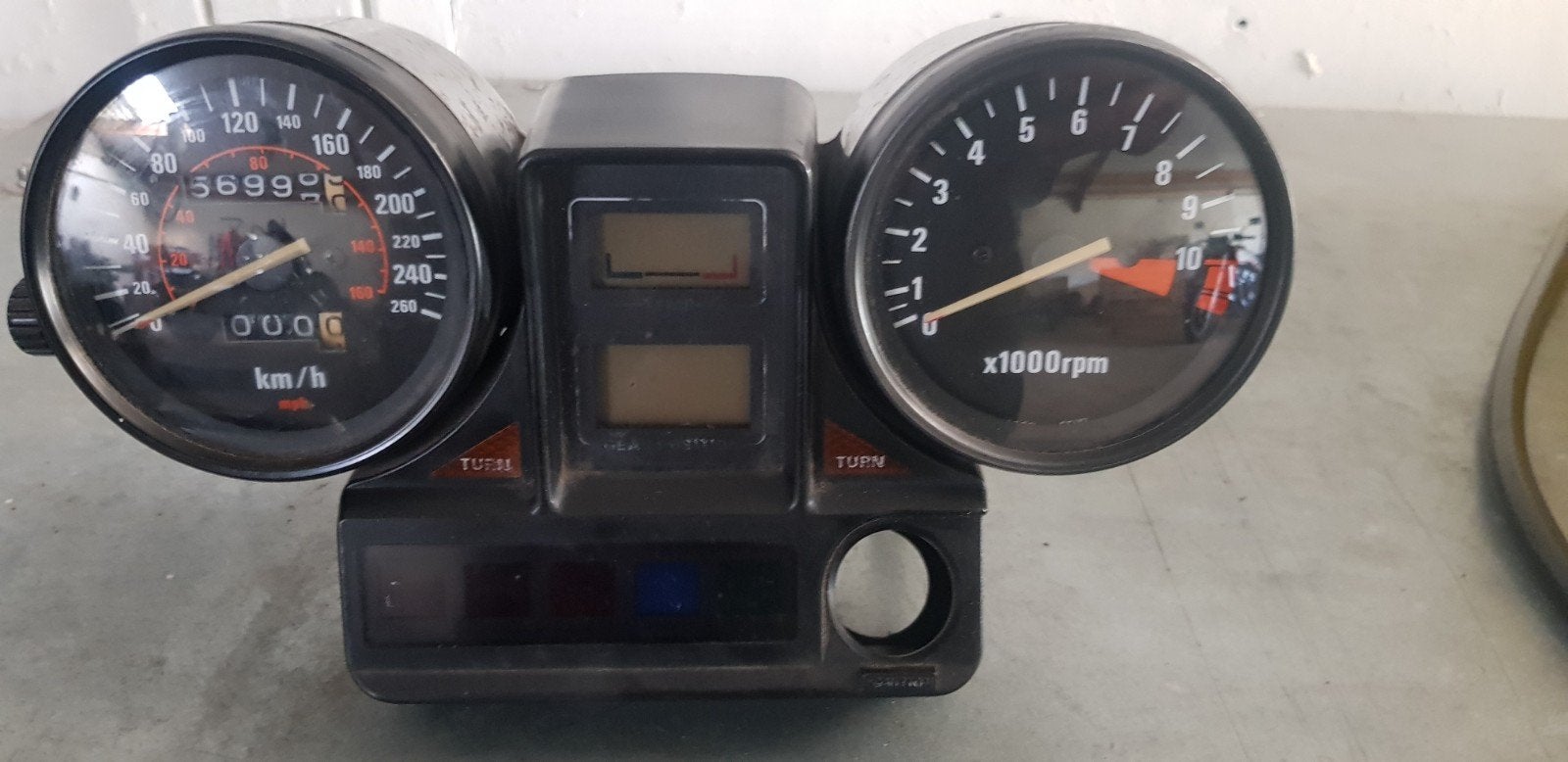 Motorfiets snelheidsmeter en toerenteller set, Ophalen of Verzenden, Gebruikt