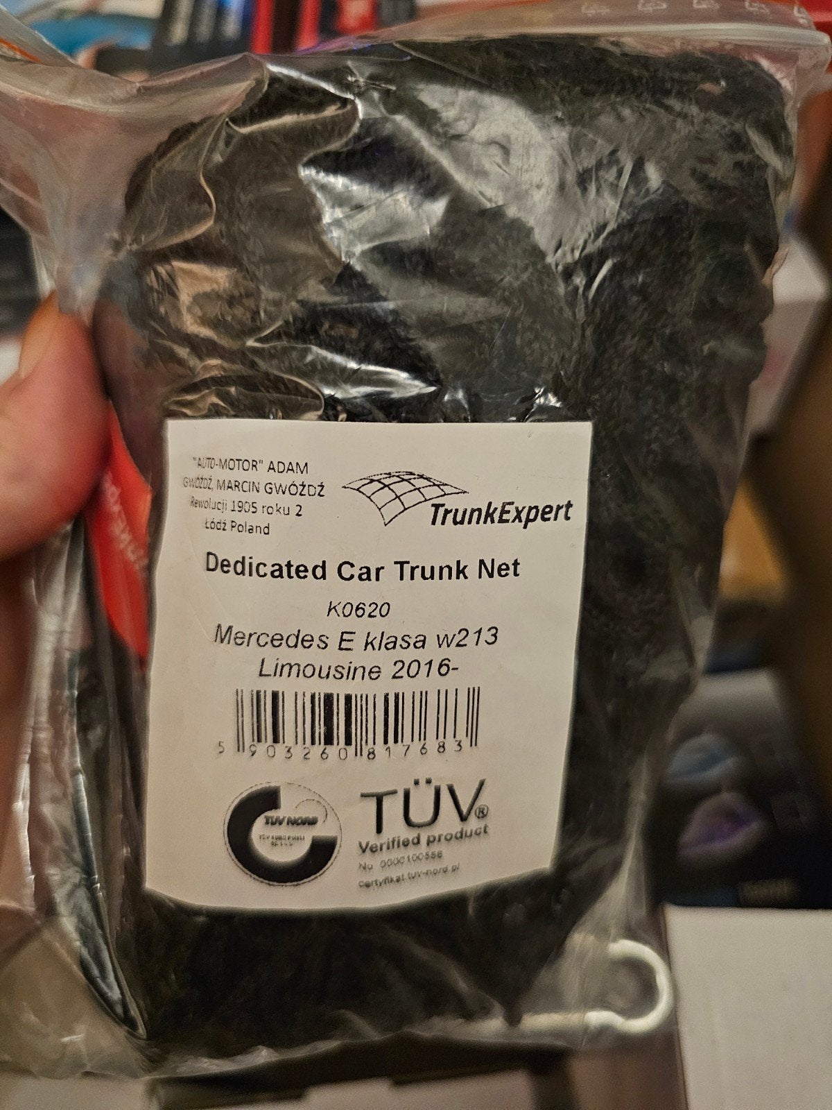 New & Sealed: TrunkExpert Dedicated Car Trunk Net for Merced, Auto diversen, Carkits, Ophalen of Verzenden