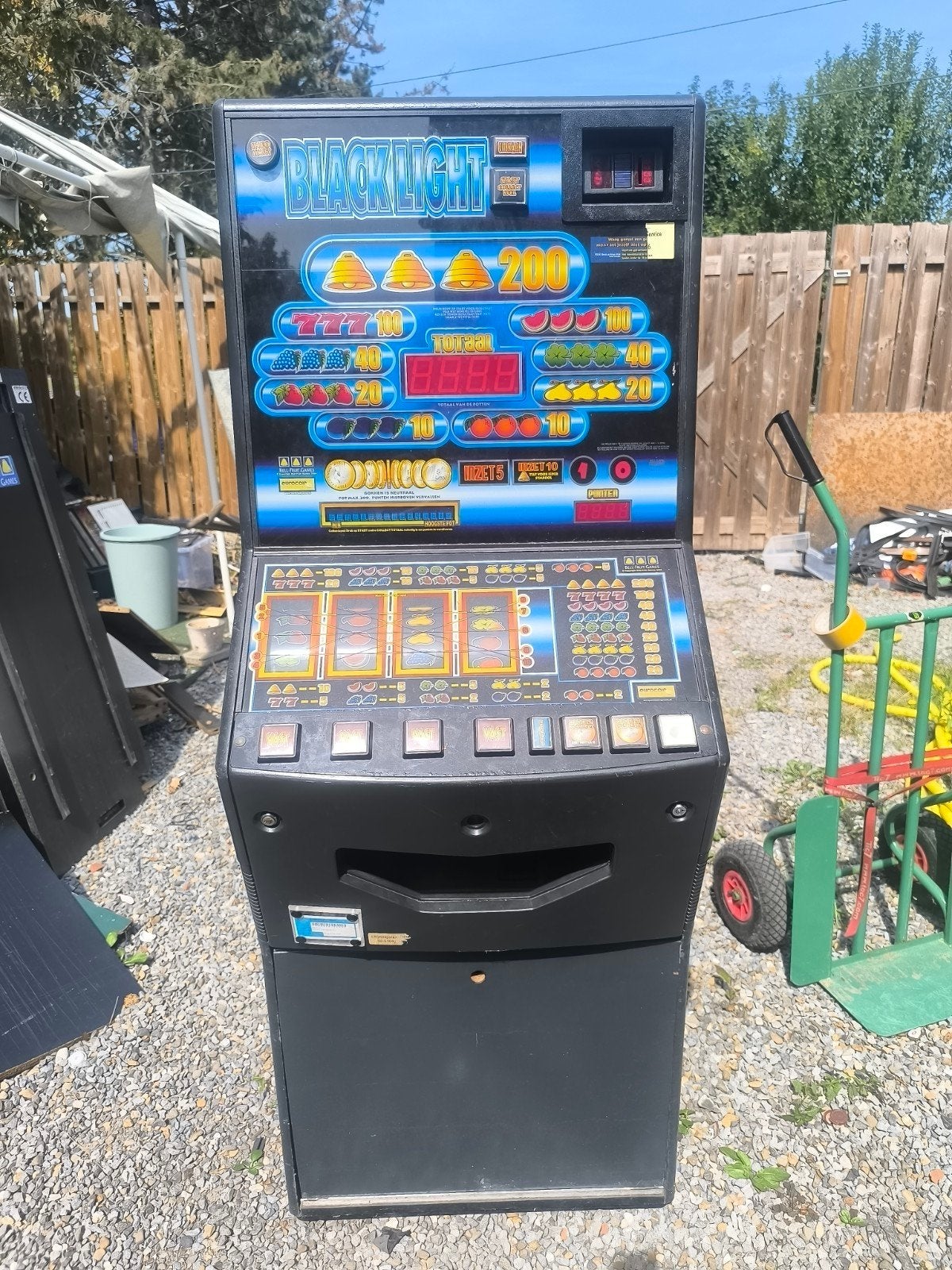 Gokkast Black Light, Verzamelen, Automaten | Gokkasten en Fruitautomaten, Euro, Ophalen, Gebruikt