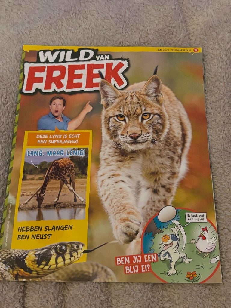 Tijdschrift Wild Van Freek, Boeken, Ophalen of Verzenden, Nieuw, Wetenschap en Natuur