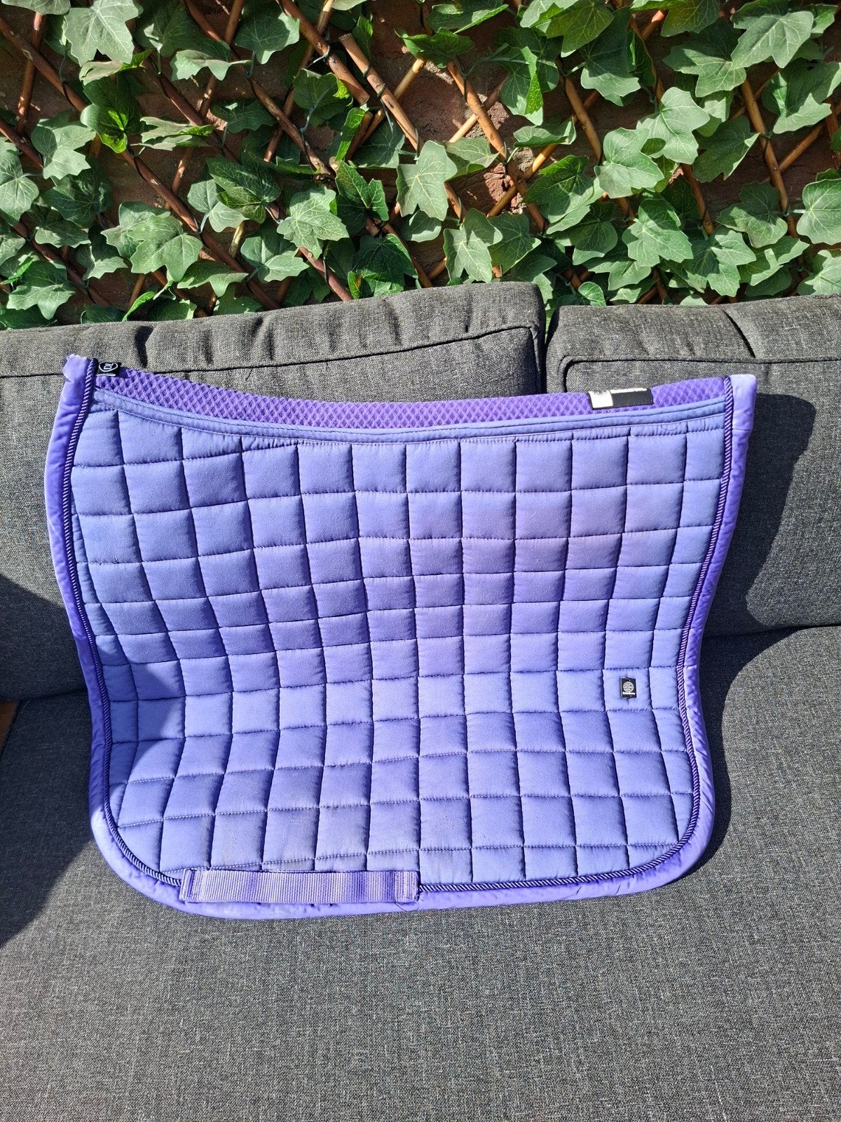 Eskadron full dressuur dekje Paars, Full (L), Gebruikt, Katoen, Dressuurdekje