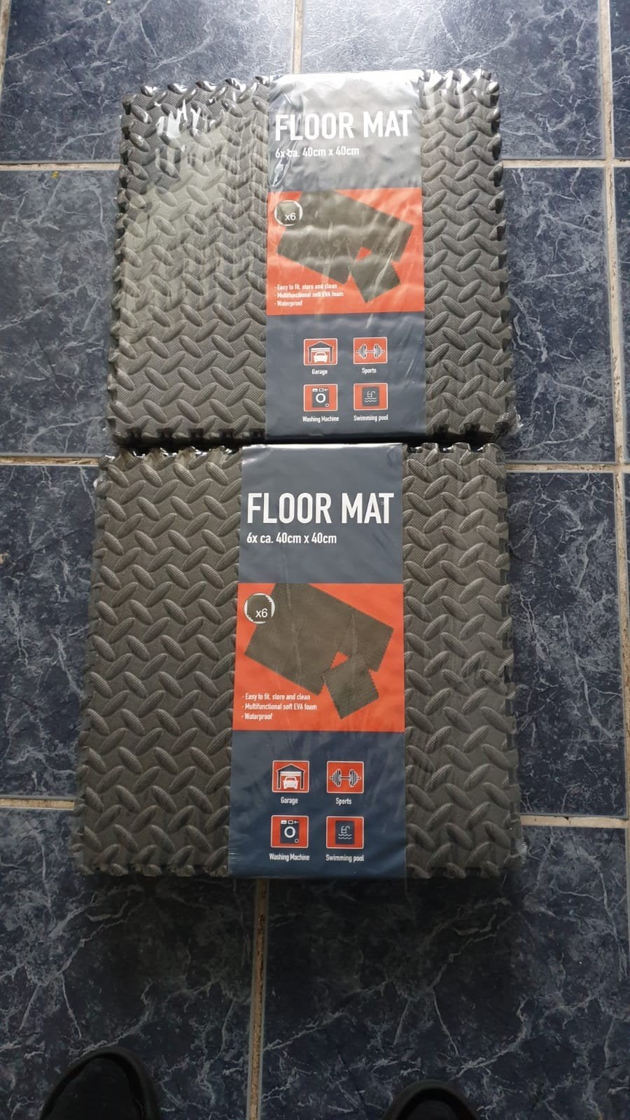 2 pakken vloermatten, Ophalen of Verzenden, Nieuw, Overige materialen, Vloertegels