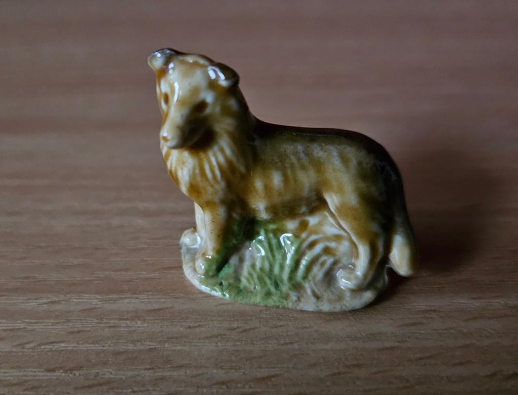 Klein beeldje hond collie Wade Whimsies, Ophalen of Verzenden, Gebruikt, Dier