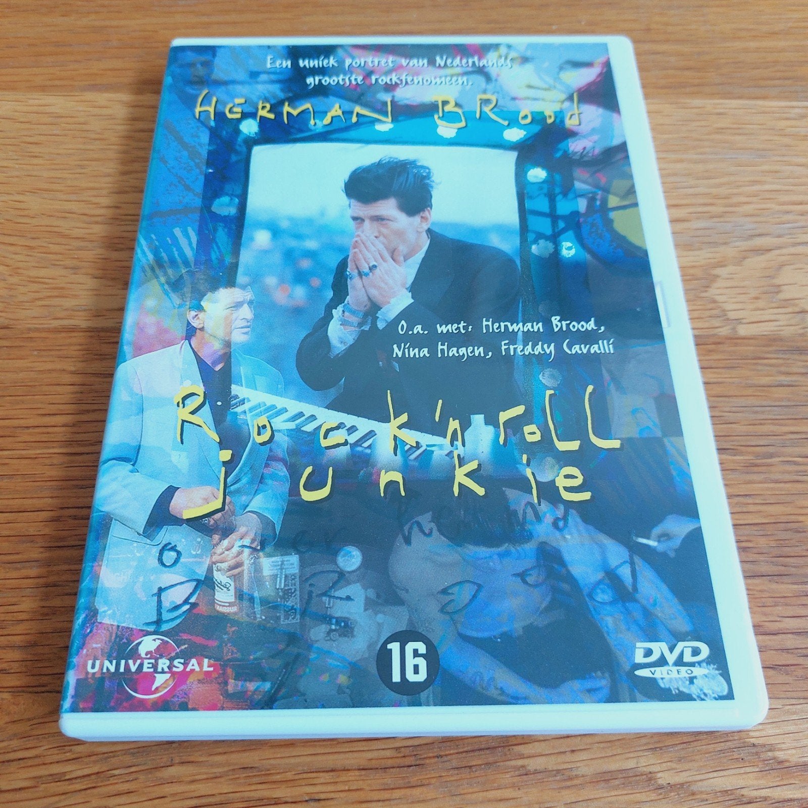 Herman Brood - Rock 'n Roll Junkie DVD (Documentaire), Vanaf 16 jaar, Documentaire, Nederlands, Zo goed als nieuw