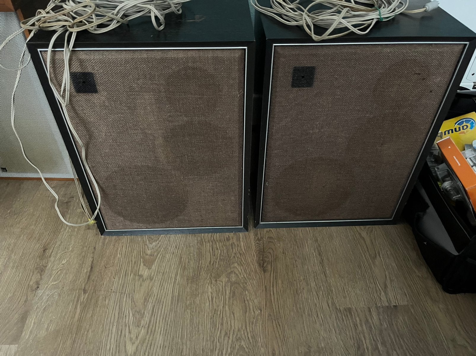 Philips Speakers vintage 22RH456 zwart 40W, Ophalen of Verzenden, Zo goed als nieuw, Minder dan 60 watt, Philips