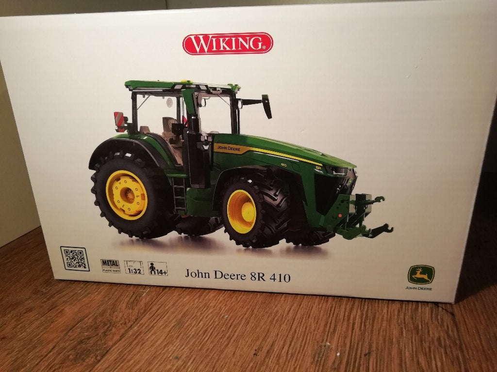 Te koop Wiking John Deere 8R410., Ophalen of Verzenden, Nieuw, Tractor of Landbouw, Overige merken
