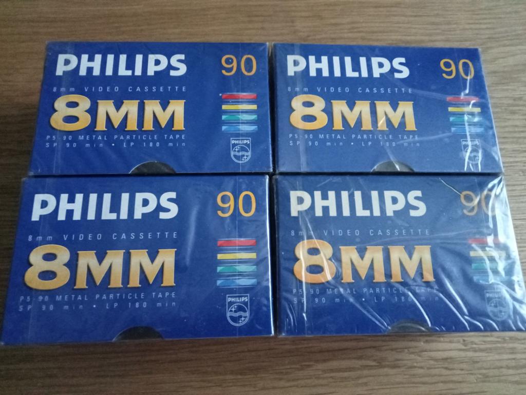 Philips 8 MM video cassettes, Ophalen of Verzenden, 8mm, Camera