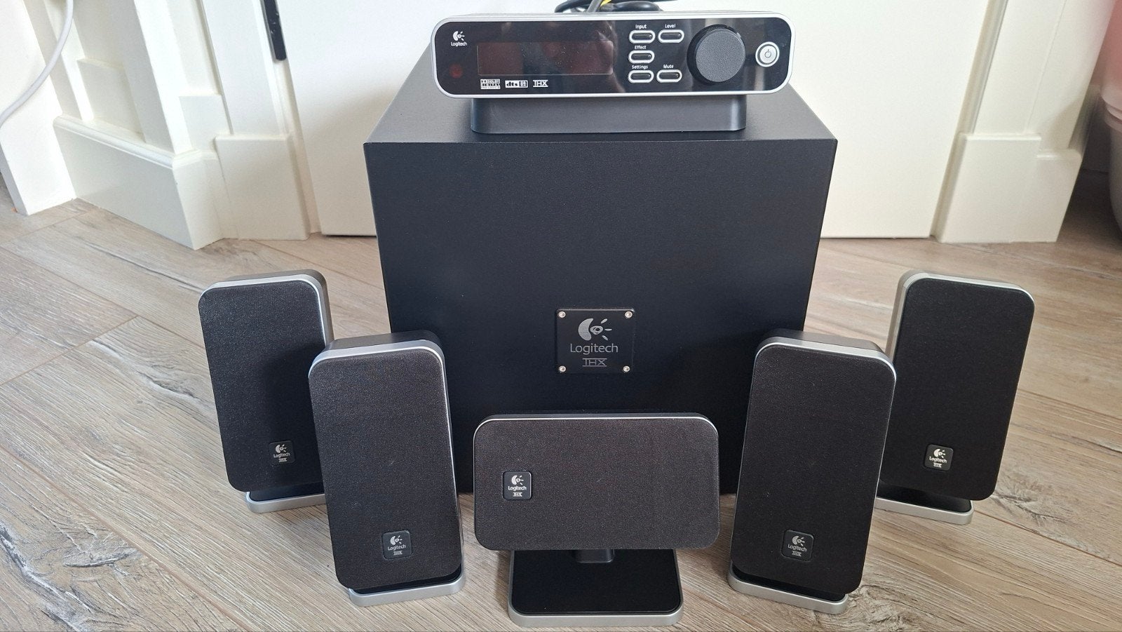 Logitech Z-5400 5.1 Surround Sound Systeem, Overige merken, 70 watt of meer, Ophalen of Verzenden, Zo goed als nieuw