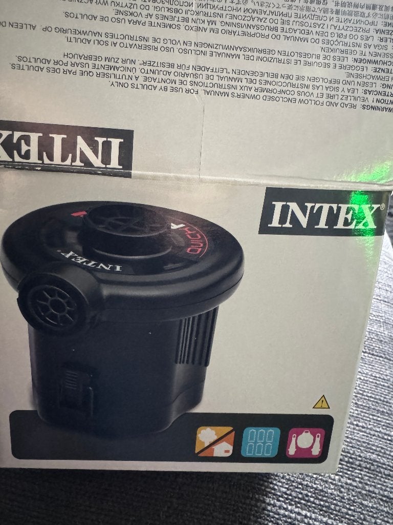 Intex Elektrische Pomp Batterij, Ophalen of Verzenden, Gebruikt