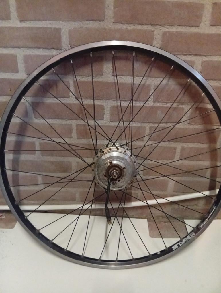 Fietswiel met motor voor elektrische fiets, Gebruikt, Aluminium, Snypea, Ophalen