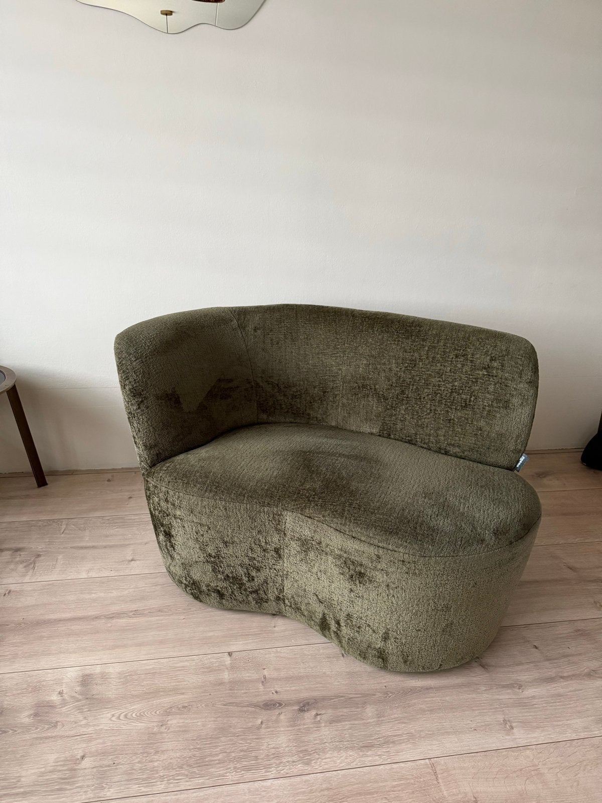 WOOOD fauteuil Stone, Huis en Inrichting, Ophalen, Gebruikt, Stof, 75 tot 100 cm