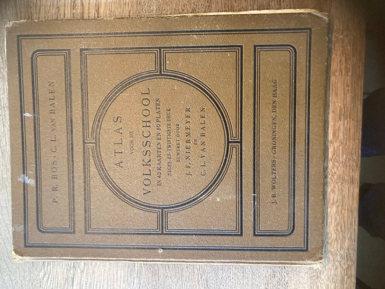 ATLAS VAN DE VOLKSSCHOOL 1920, Ophalen of Verzenden