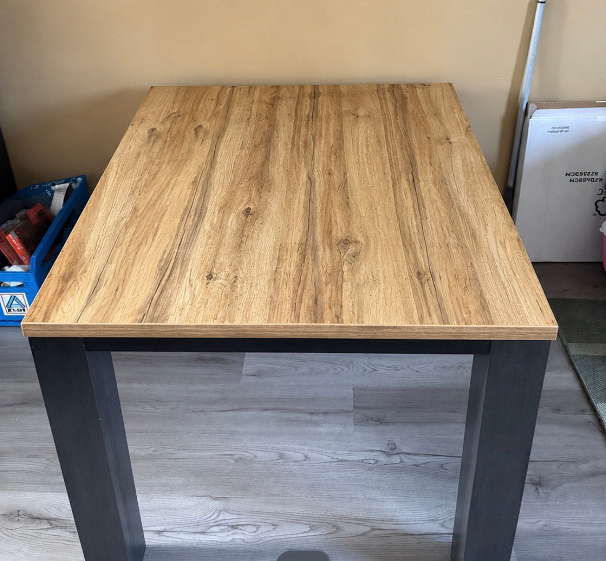Eet tafel luc leenbakker, Ophalen, Zo goed als nieuw, Rechthoekig, 50 tot 100 cm