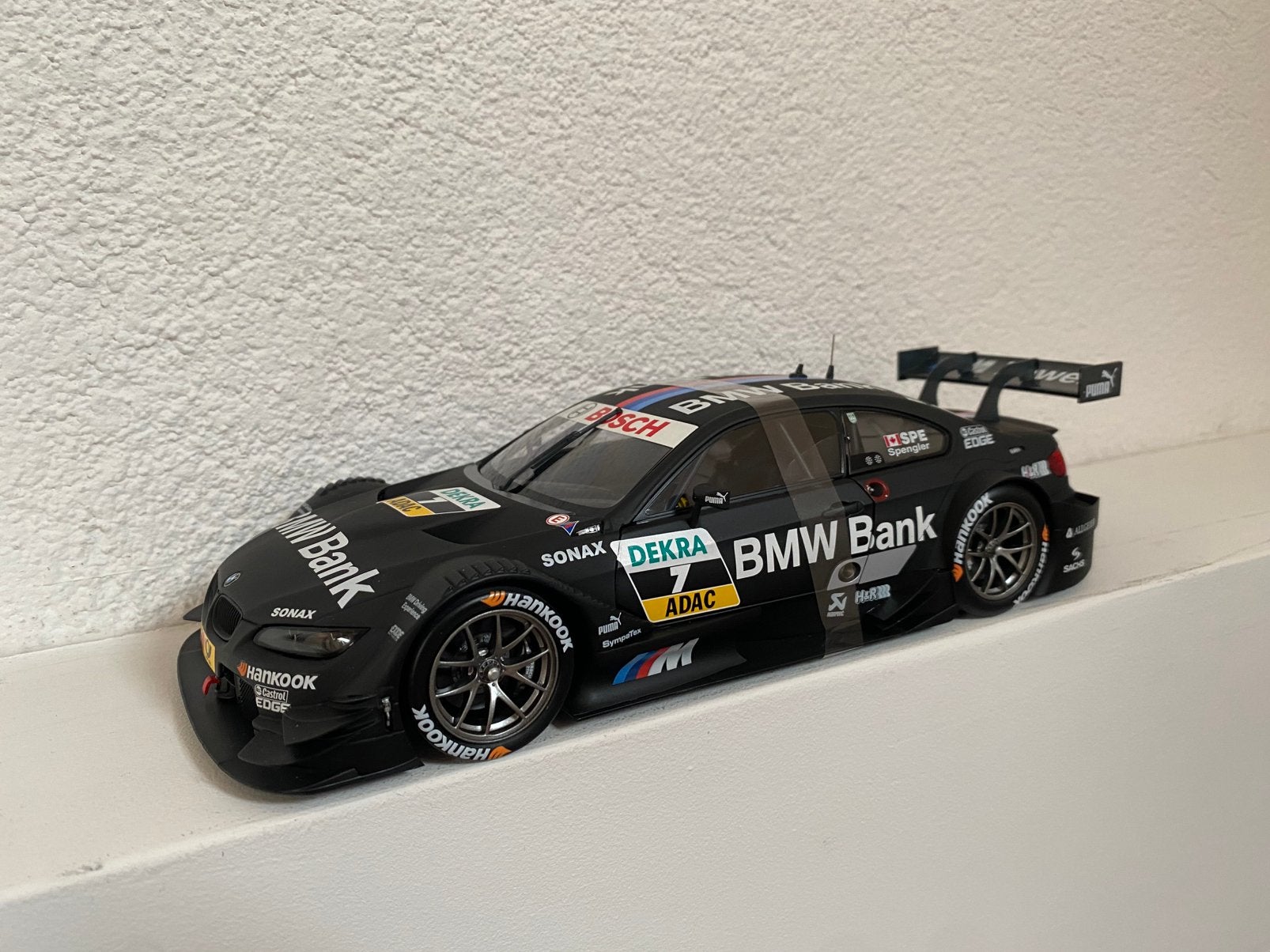 BMW M3 E92 DTM Bruno Spengler 2012 1:18 OVP dealer editie, Hobby en Vrije tijd, Ophalen, Zo goed als nieuw, MiniChamps