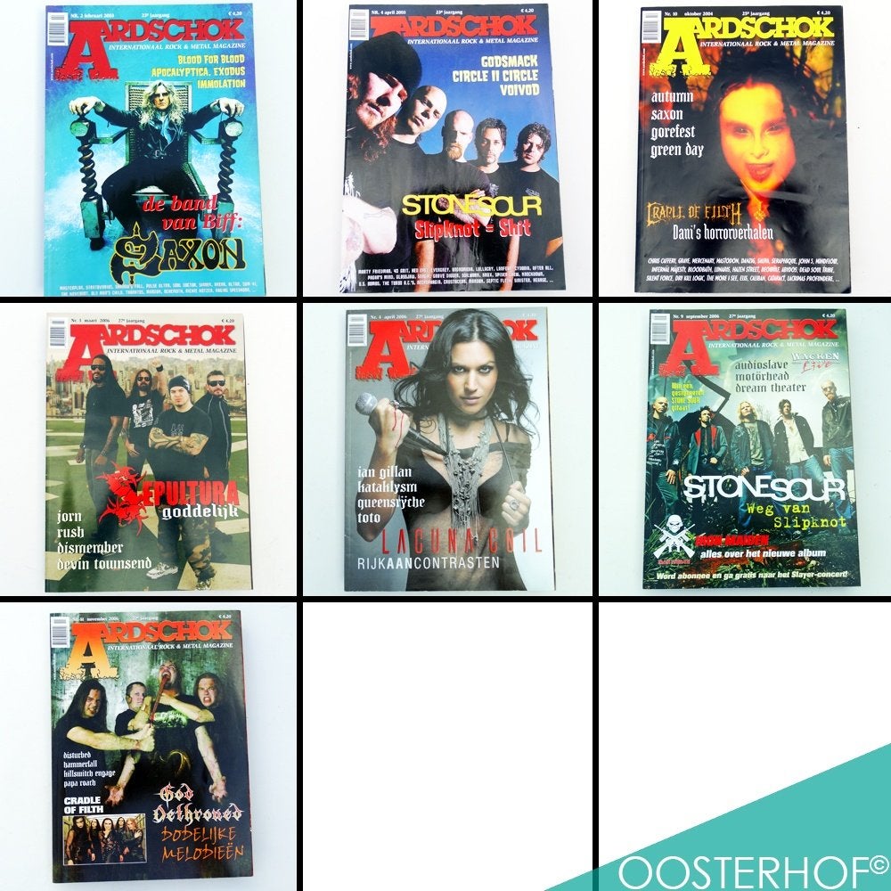AARDSCHOK | 2003 / 2004 / 2006 | Mint Condition, Ophalen of Verzenden, Gelezen, Muziek, Film of Tv