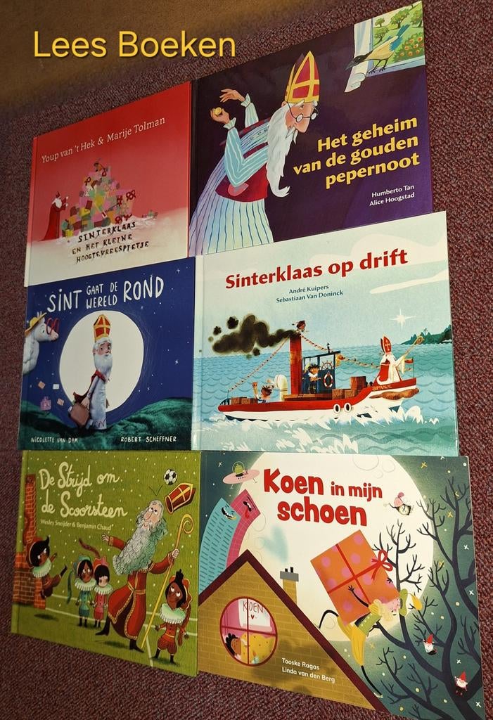 Sinterklaas 📚 Boekjes Leesboekjes Voorlees Boeken Sint Piet, Diversen, Sinterklaas, Ophalen of Verzenden, Nieuw