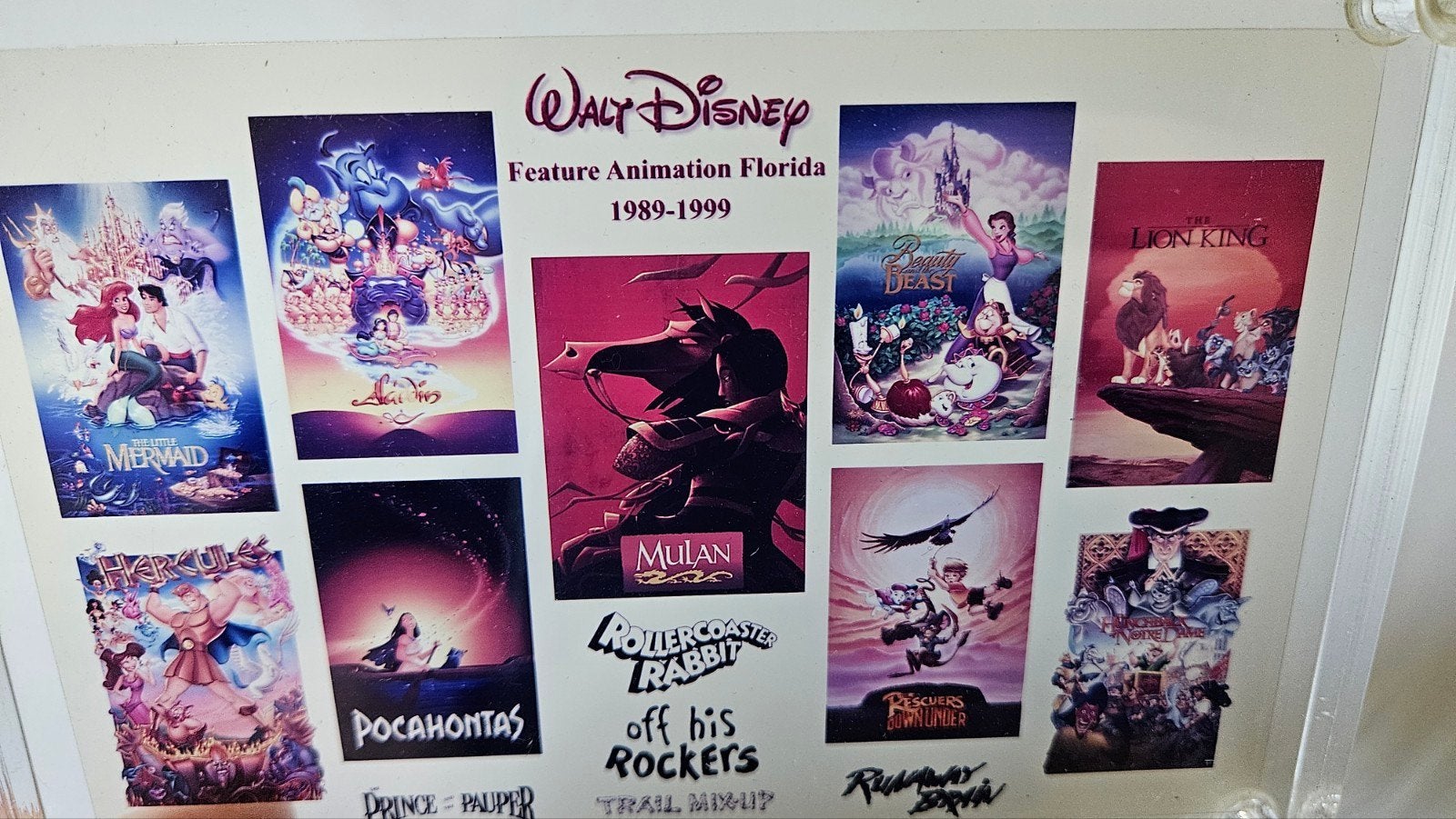 Disney acryl display voor medewerkers, Ophalen of Verzenden, Overige figuren, Zo goed als nieuw
