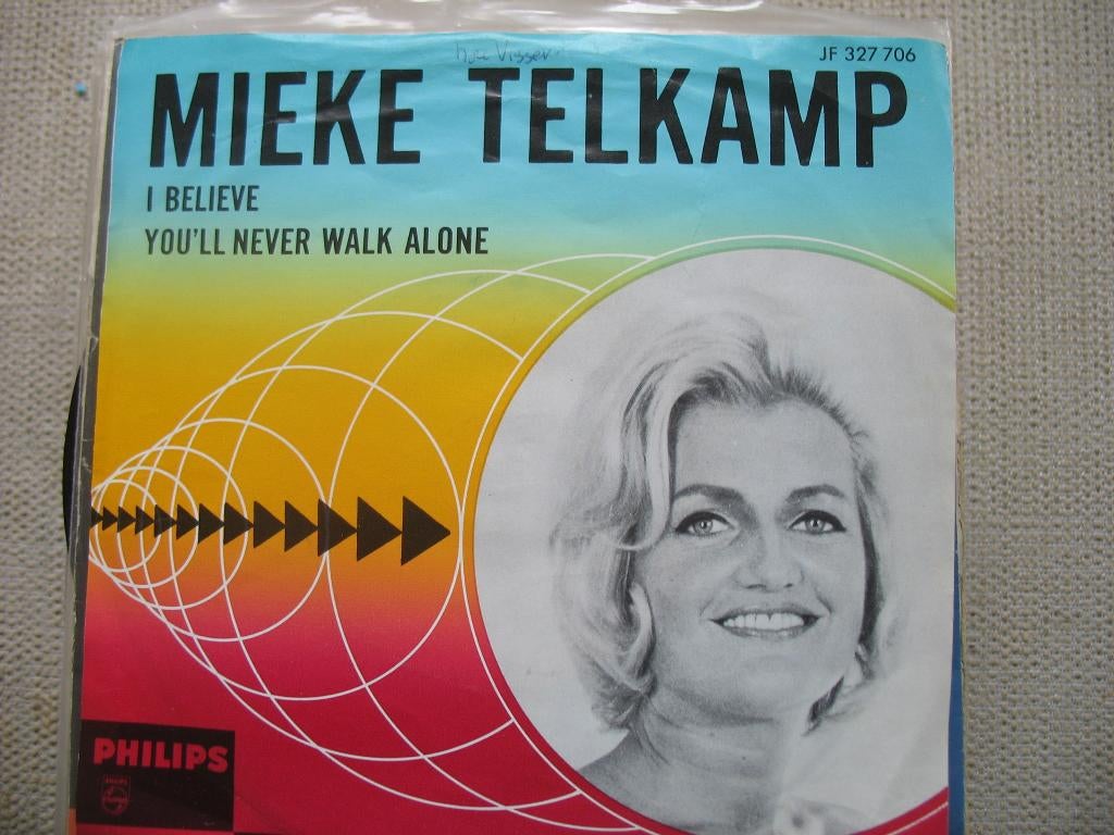 Mieke Telkamp - I believe/You'll never walk alone, Cd's en Dvd's, Vinyl Singles, Gebruikt, Overige genres, 7 inch, Single