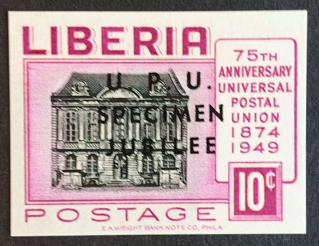 LIBERIA - UPU (met opdruk) 1950, Verzenden, Overige landen, Postfris