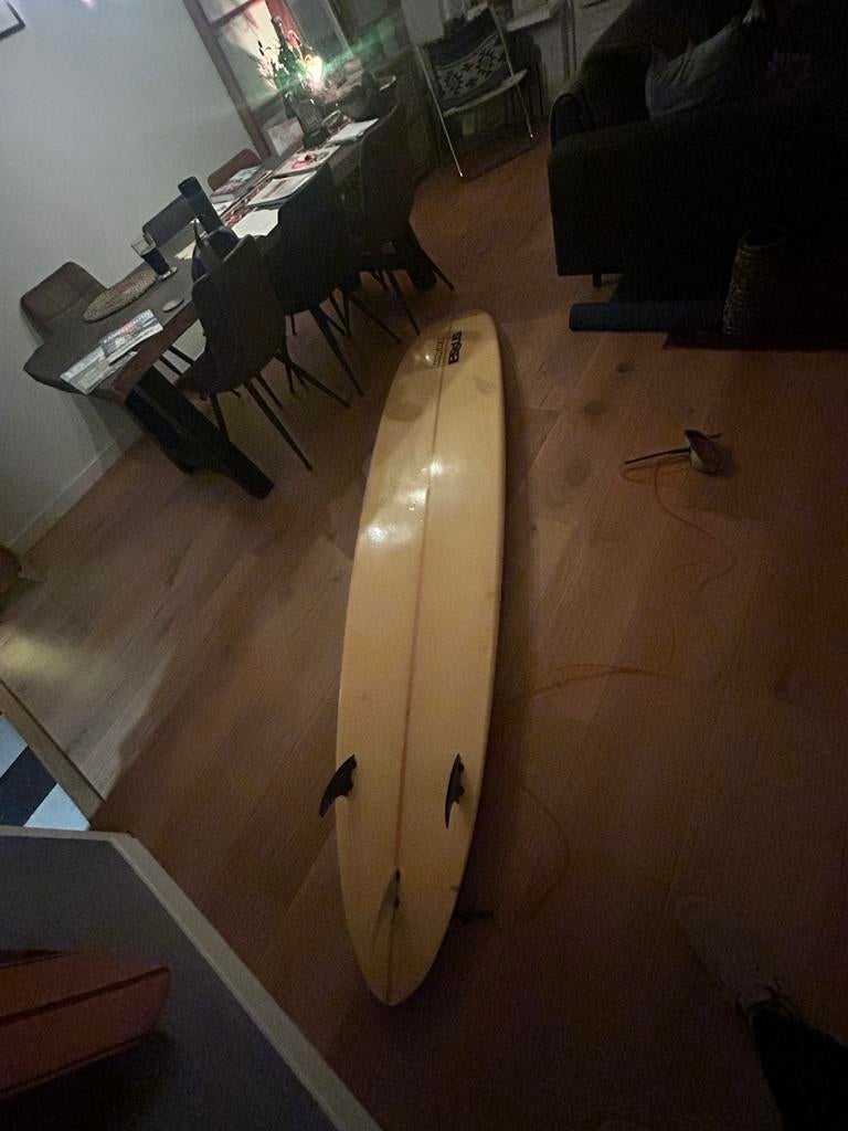 Longboard Essus 9.1, Watersport en Boten, Golfsurfen, Ophalen, Gebruikt, Longboard, Met vinnen