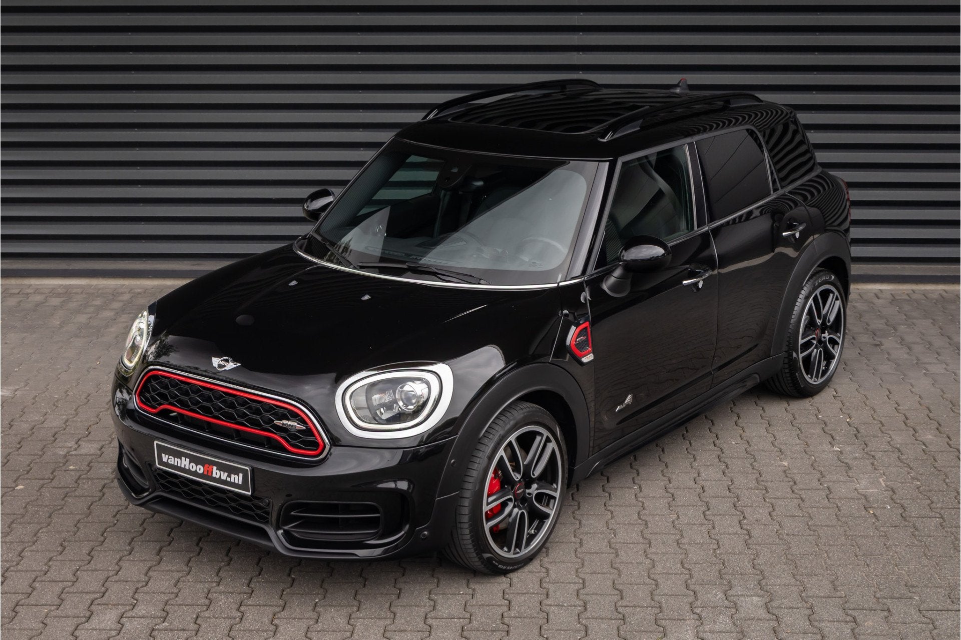 MINI Countryman 2.0 John Cooper Works ALL4 Chili Pano - H/K, Auto's, Automaat, 1998 cc, 232 pk, Zwart