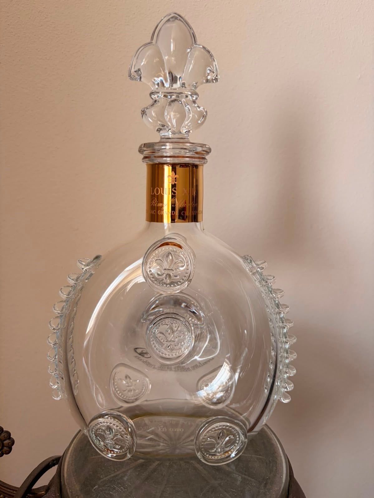 Lege Louis XIII Cognac Baccarat Fles, Ophalen of Verzenden