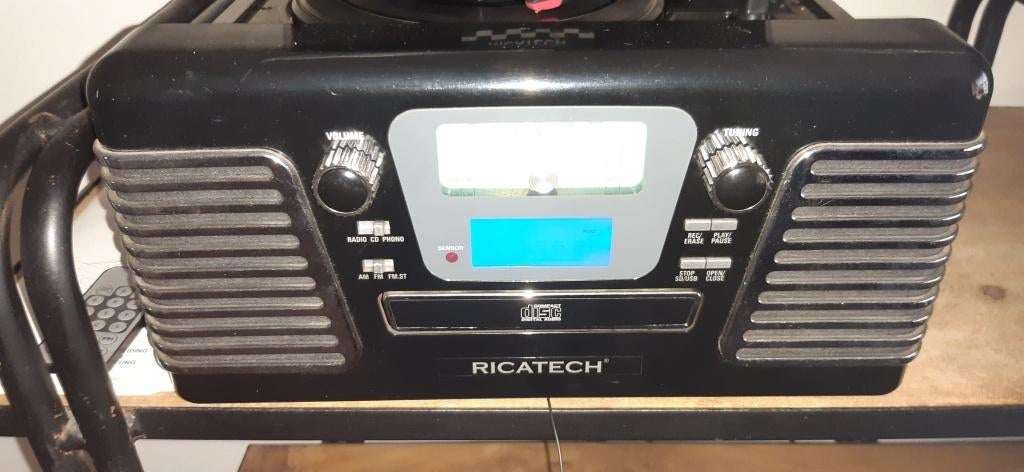 Ricatech AutoRama platenspeler/radio/cd speler/ usb, Gebruikt, USB-aansluiting, Platenspeler, Ophalen