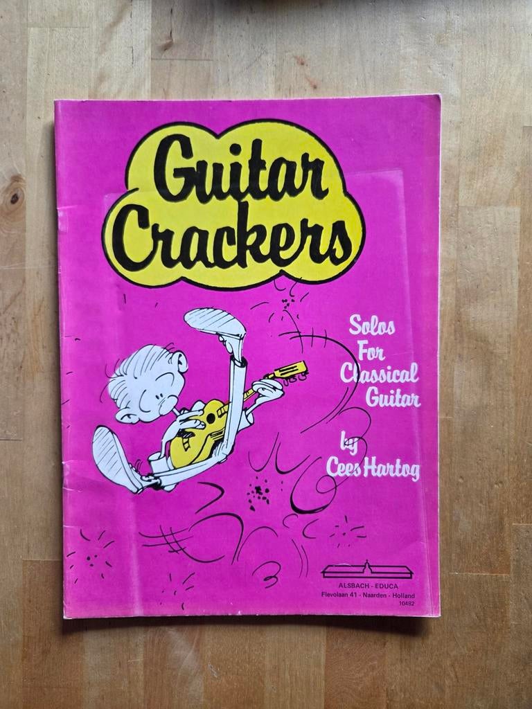Guitar Crackers - Solos voor Klassieke Gitaar - Cees Hartog, Overige genres, Les of Cursus, Ophalen of Verzenden, Gitaar