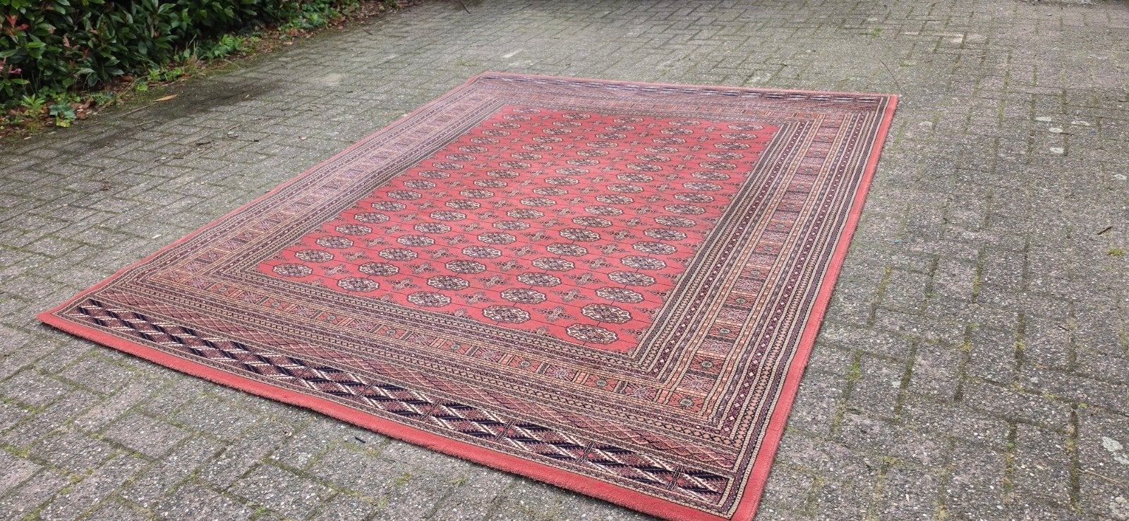Prachtig groot vintage oud roze Perzisch tapijt 250x200, Huis en Inrichting, Stoffering | Tapijten en Kleden, Perzisch, 200 cm of meer