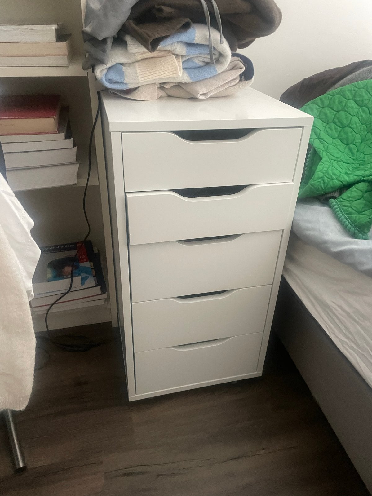 IKEA Alex ladeblok wit - 5 lades, Ophalen, Overige materialen, Minder dan 50 cm, Gebruikt