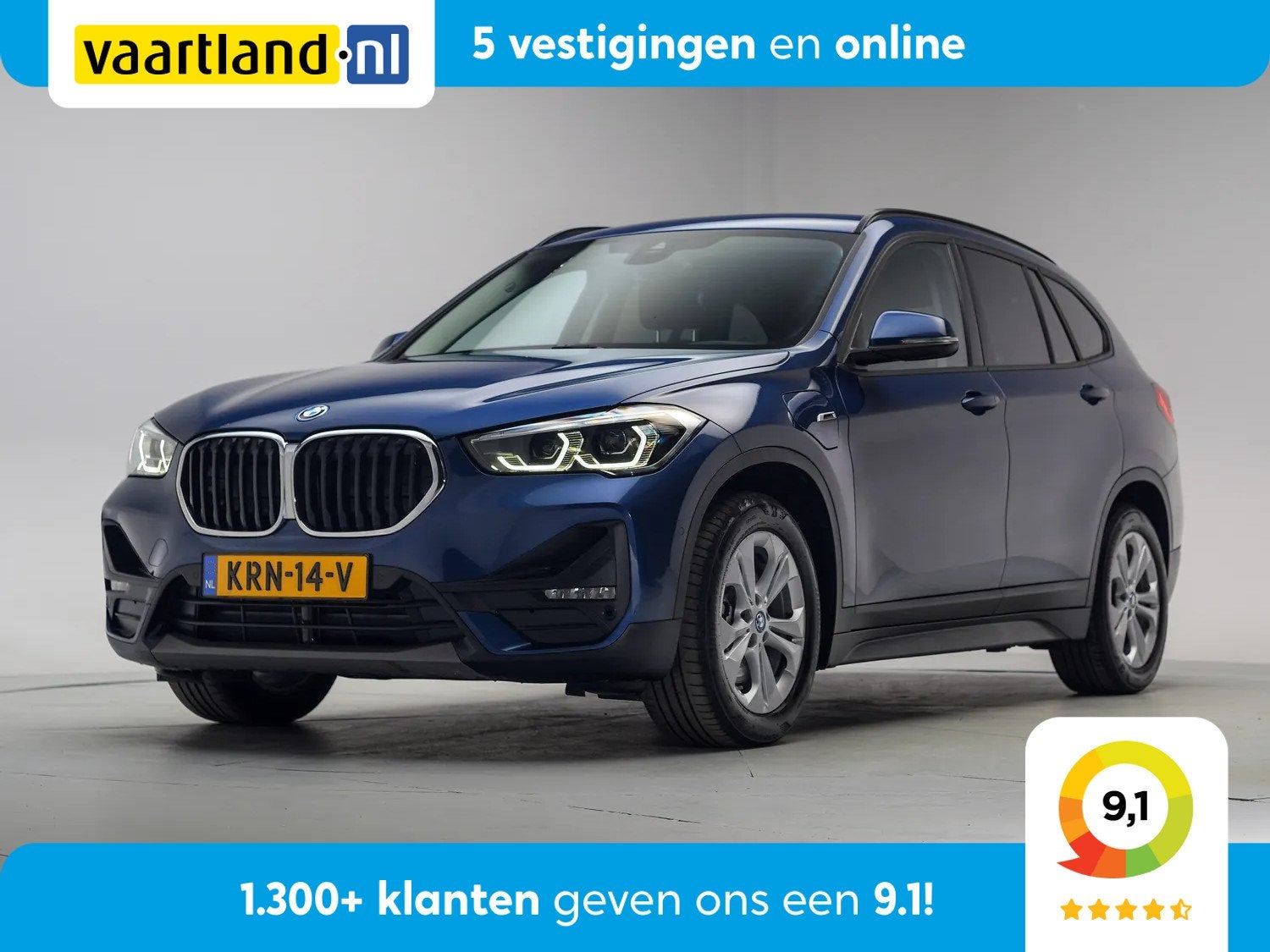 BMW X1 xDrive 25e Executive Aut. [ Camera LED Elek.achterkle, Auto's, Gebruikt, 750 kg, Blauw, 59 km/l