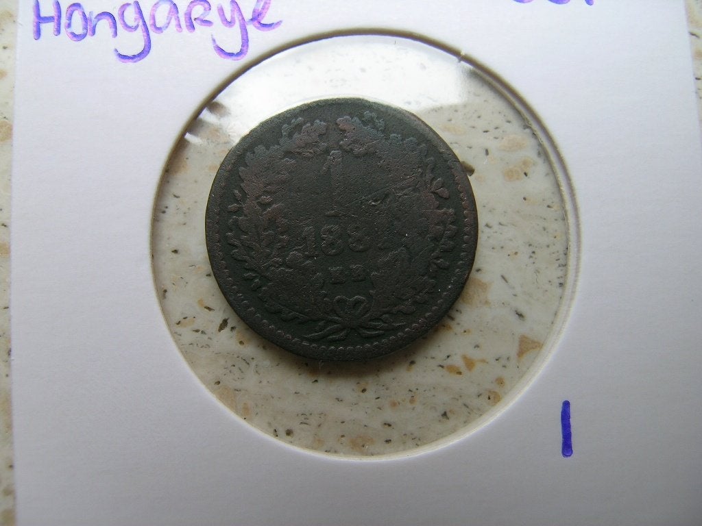 Krajczar 1881 Hongarije, Ophalen of Verzenden, Hongarije, Losse munt