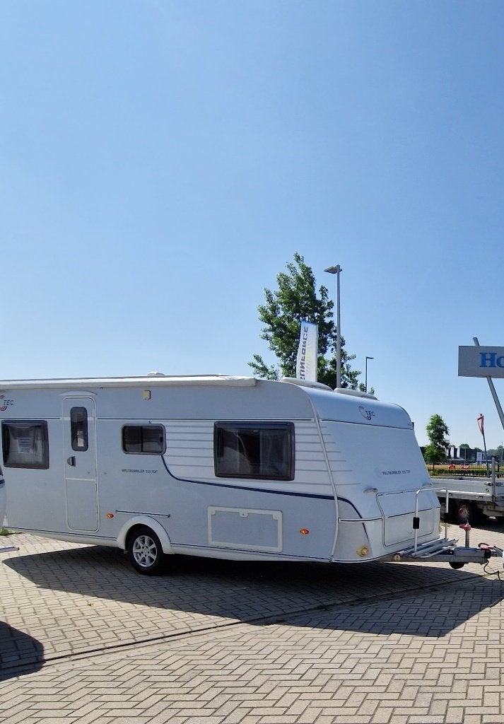 TEC Weltbummler 525 TDF caravan, Caravans en Kamperen, Vast bed, T.E.C., Rondzit, Kachel