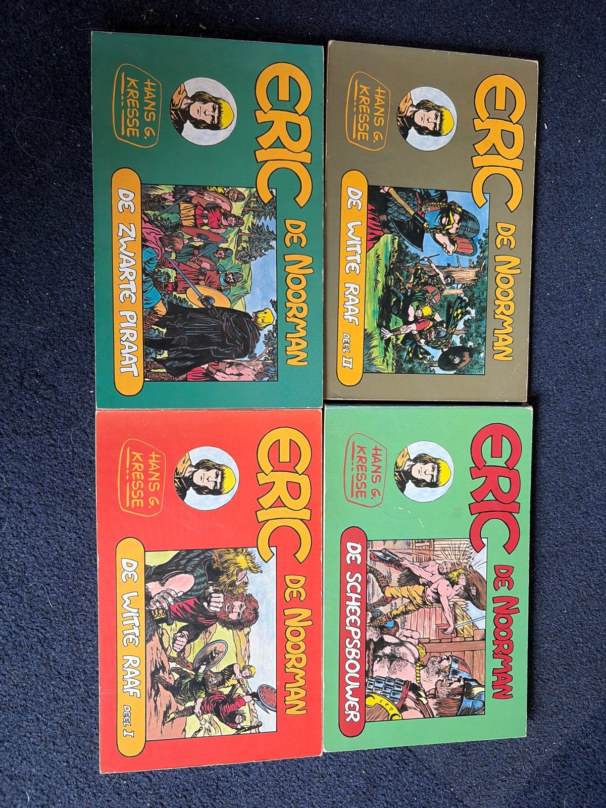 4 delen van Eric de Noorman - Hans G. Kresse, Meerdere stripboeken, Ophalen, Gelezen