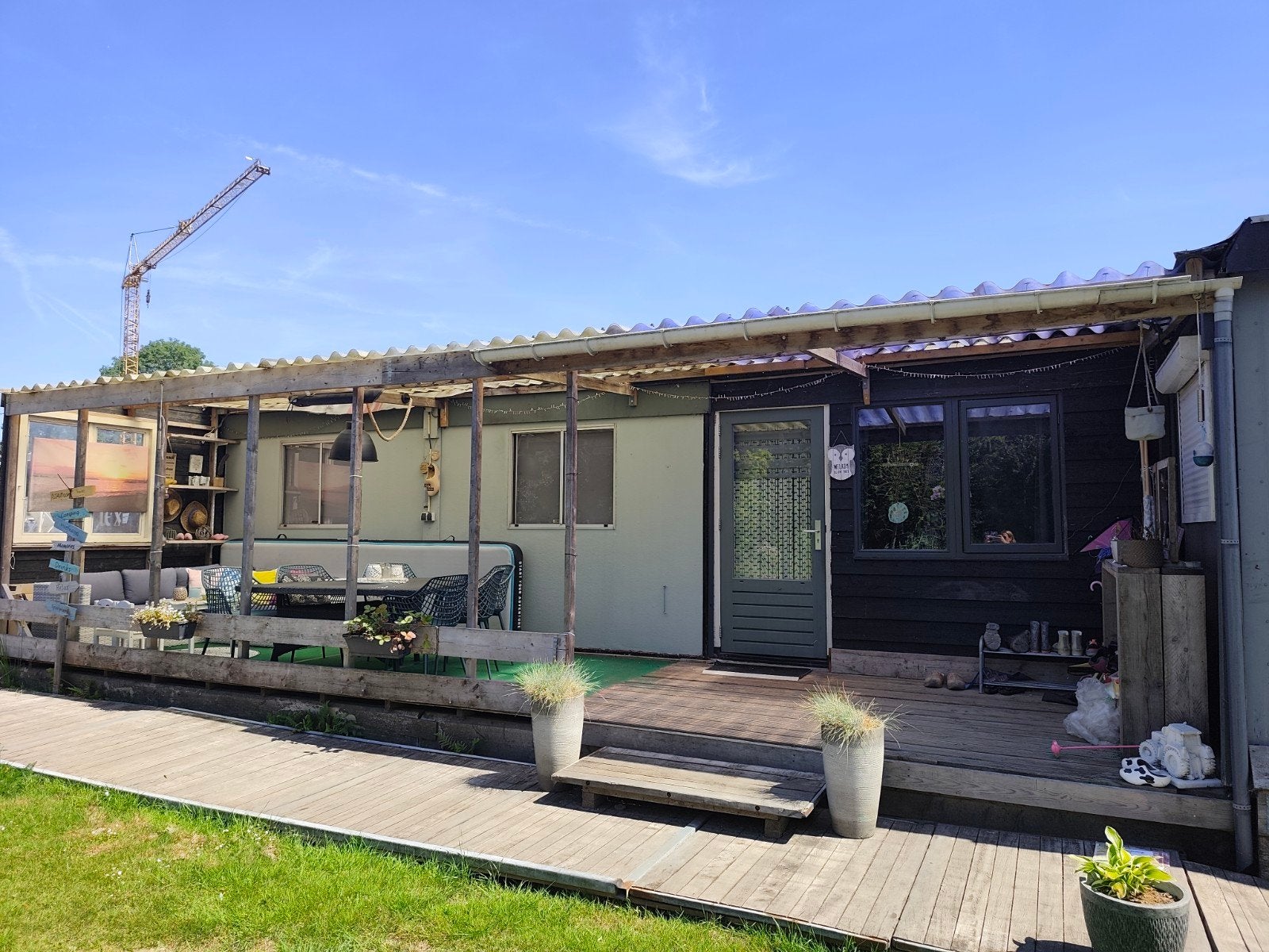 Ruime Woonunit met Airco, Pelletkachel & Veranda, Ophalen