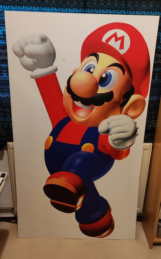 N64 Nintendo 64 Super Mario bros 64 Display 1997, Ophalen, 1 speler, Zo goed als nieuw, Vanaf 3 jaar