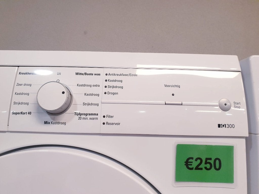 condens droger Siemens 7kg️️️ IQ300 ️️INC GARANTIE, Ophalen, 6 tot 8 kg, Anti-kreukfase, Zo goed als nieuw