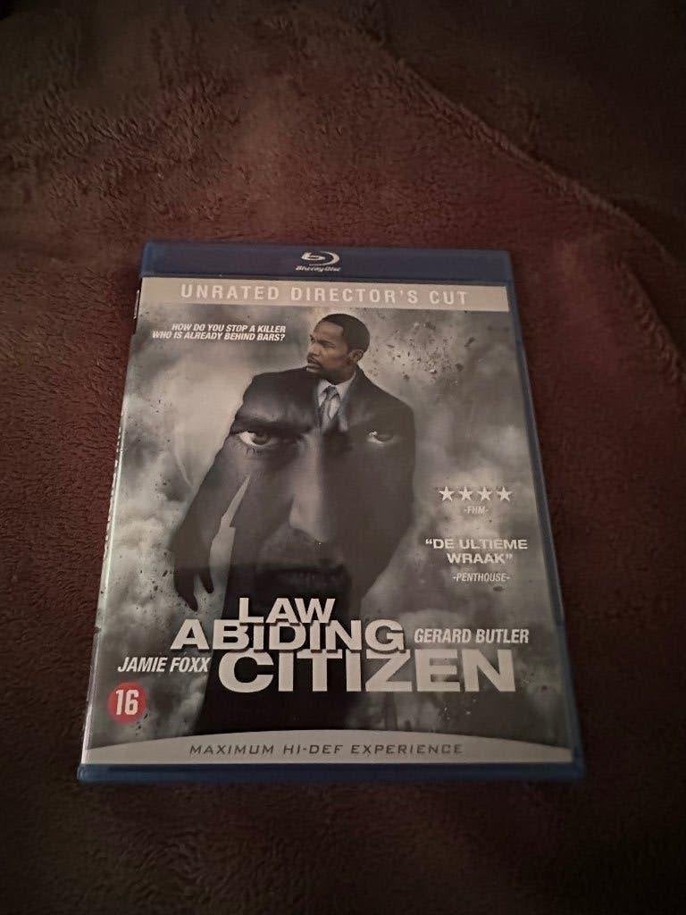 Law abiding citizen op blu-ray, zo goed als nieuw, Cd's en Dvd's, Blu-ray, Zo goed als nieuw, Actie, Ophalen of Verzenden
