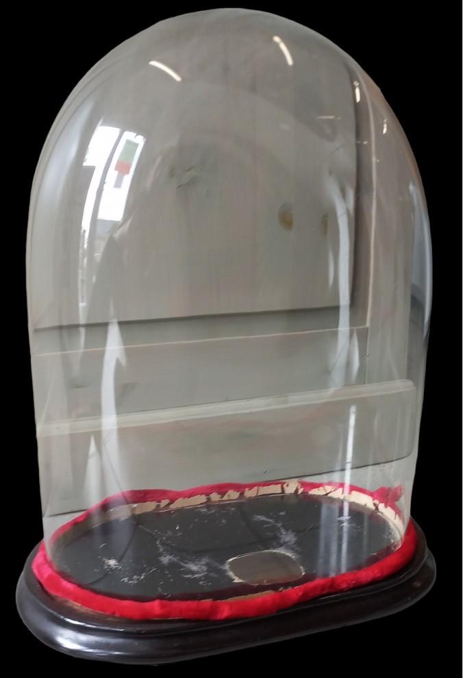 grote ovale stolp in glas., Huis en Inrichting, Woonaccessoires | Stolpen, Ophalen, Gebruikt