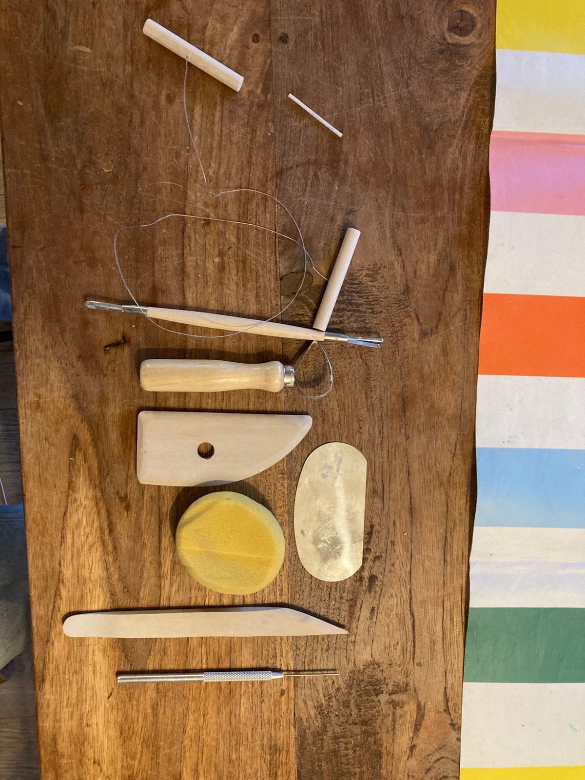 Set voor pottenbakken/boetseren, Hobby en Vrije tijd, Ophalen of Verzenden, Gebruikt