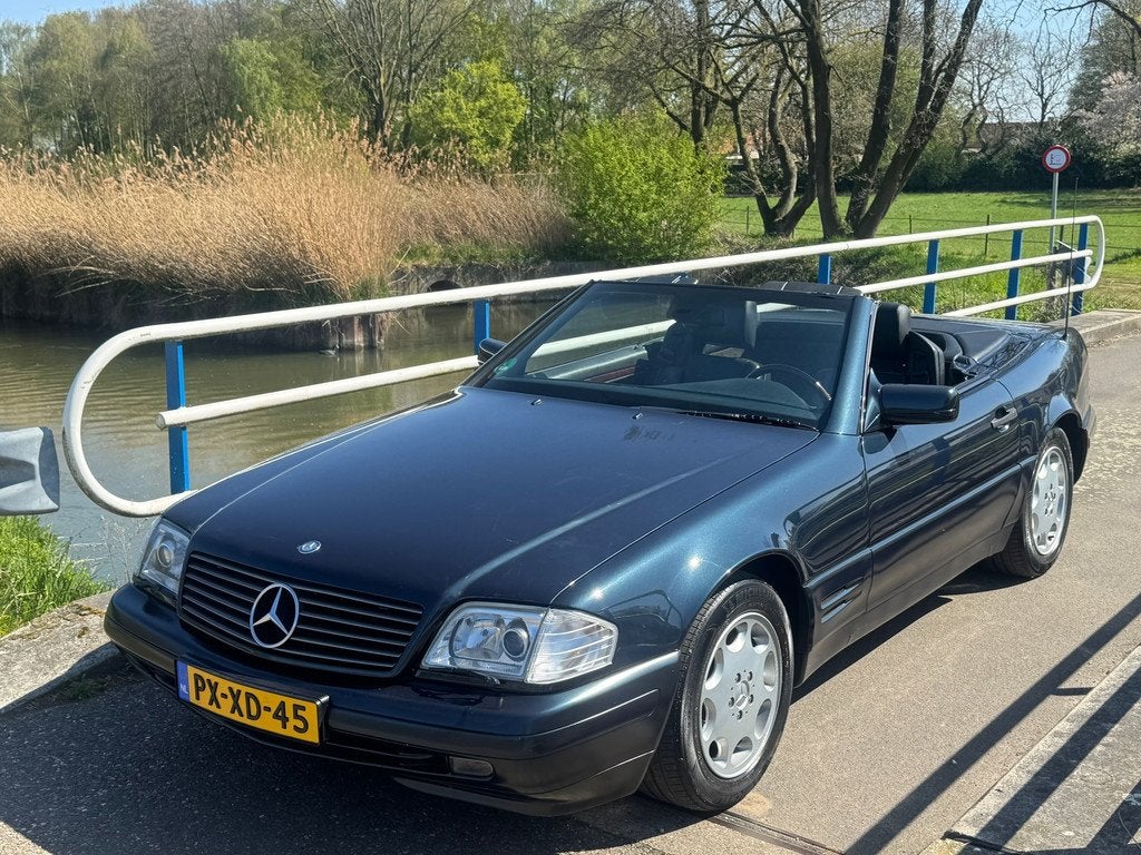 Mercedes-Benz SL-klasse Cabrio 500 AUTOMAAT! Dealer ONDERHOU, Achterwielaandrijving, Cabriolet, 320 pk, Zwart