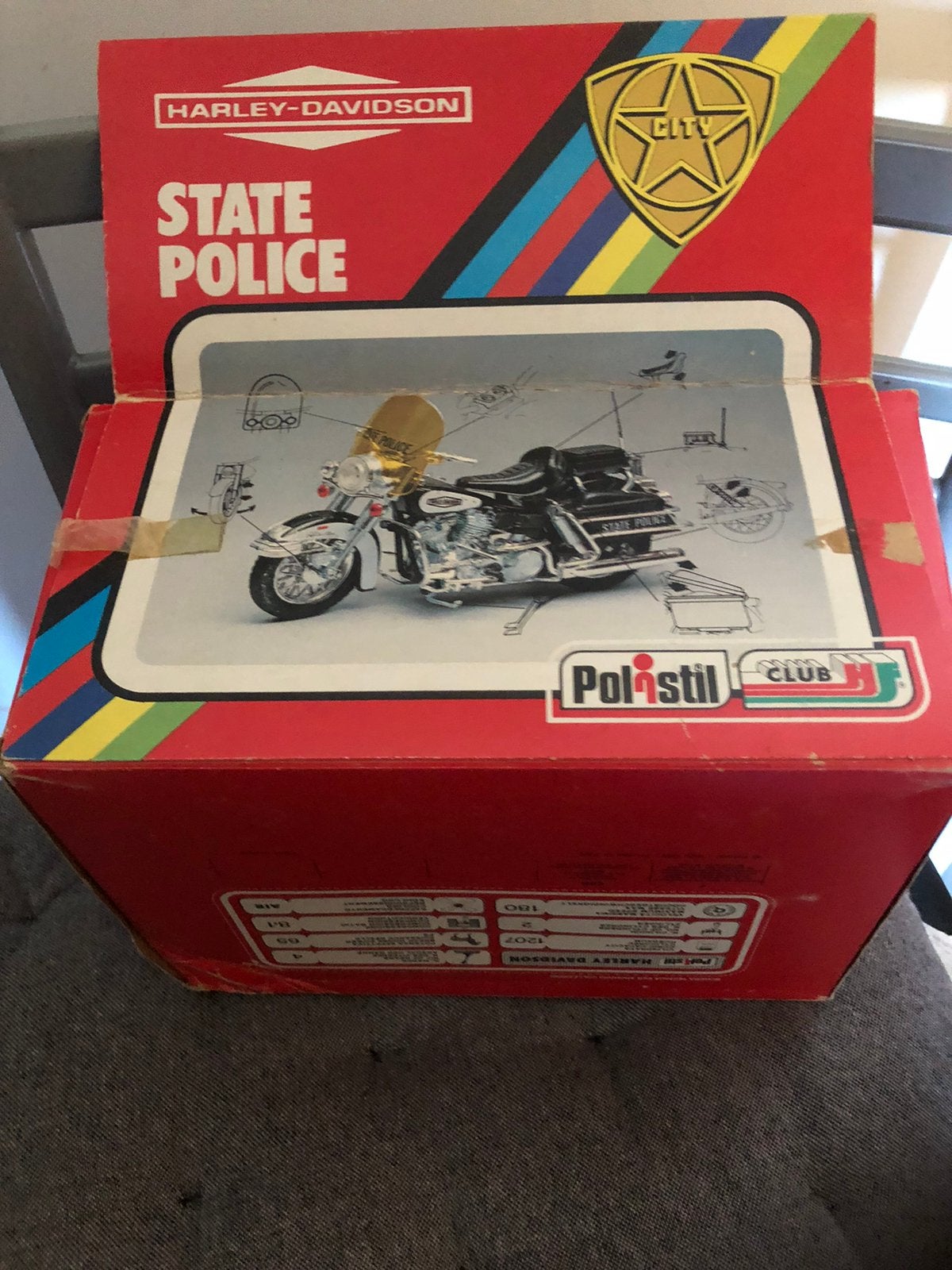 Harley - Davidson State Police 1:15 Polistil, Ophalen of Verzenden, Nieuw, Motor