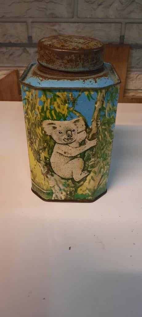 Blikje met dierenafbeeldingen uit Australië, Ophalen of Verzenden, Gebruikt