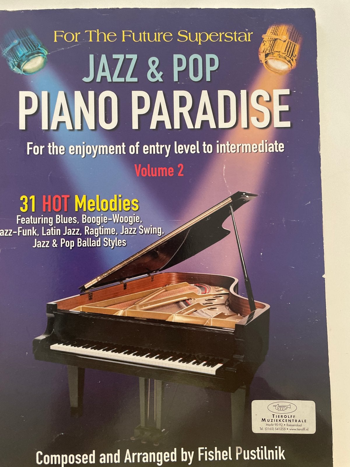 Jazz & Pop Piano Paradise Volume 2 - Pianoboek, Gebruikt, Les of Cursus, Ophalen of Verzenden, Jazz