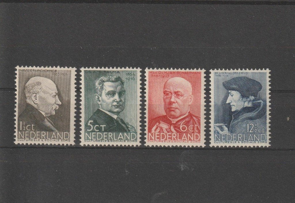 Nederland 1936, NVPH 283 t/m 286, Ongebruikt., Ophalen of Verzenden, T/m 1940, Postfris