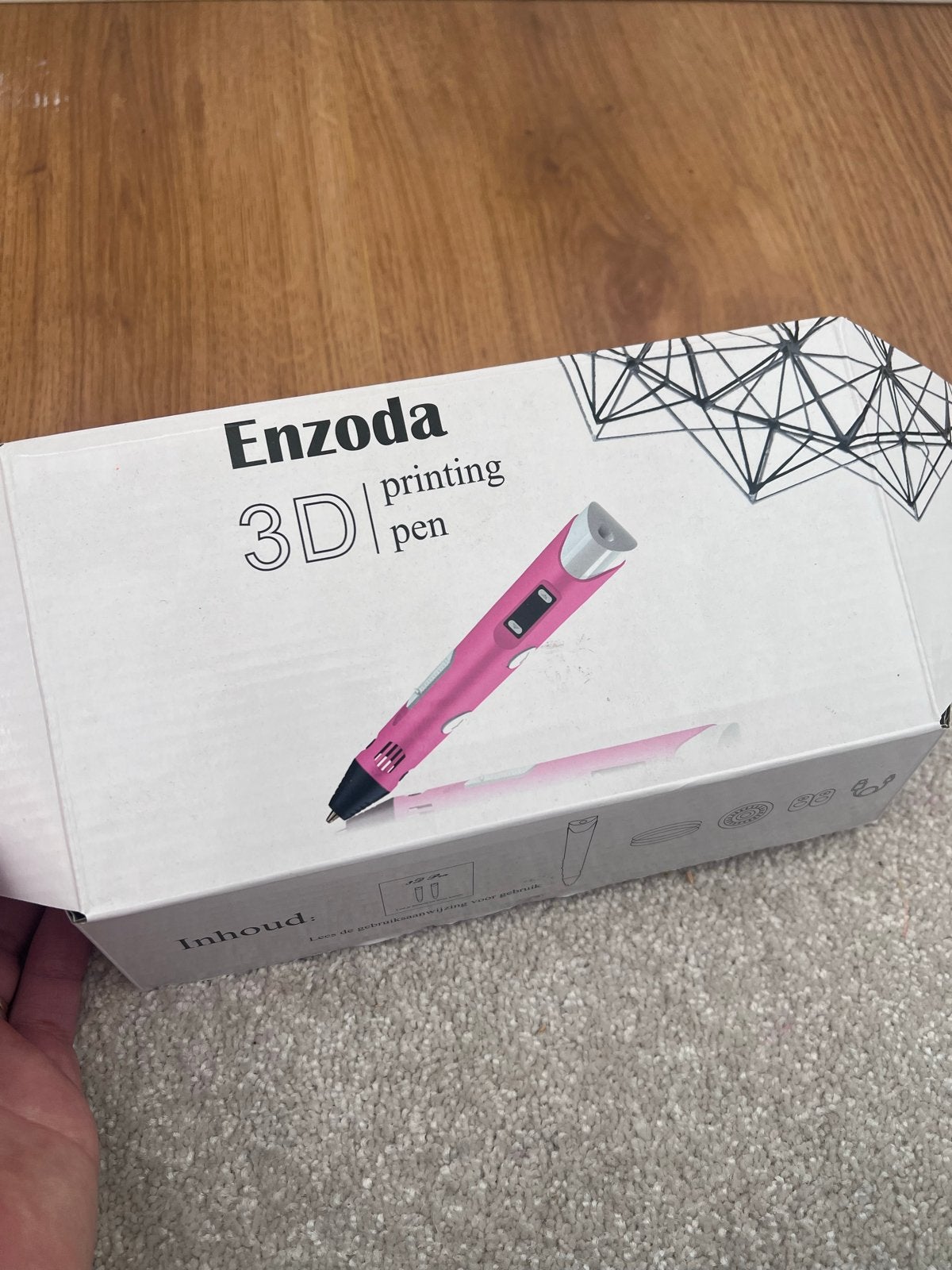 Enzoda 3D Printing Pen met 30 kleuren filament, Ophalen of Verzenden, Zo goed als nieuw, Filament