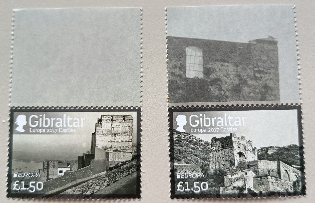 Gibraltar 2017 cept mich 1772-73, Ophalen of Verzenden, Overige landen, Postfris